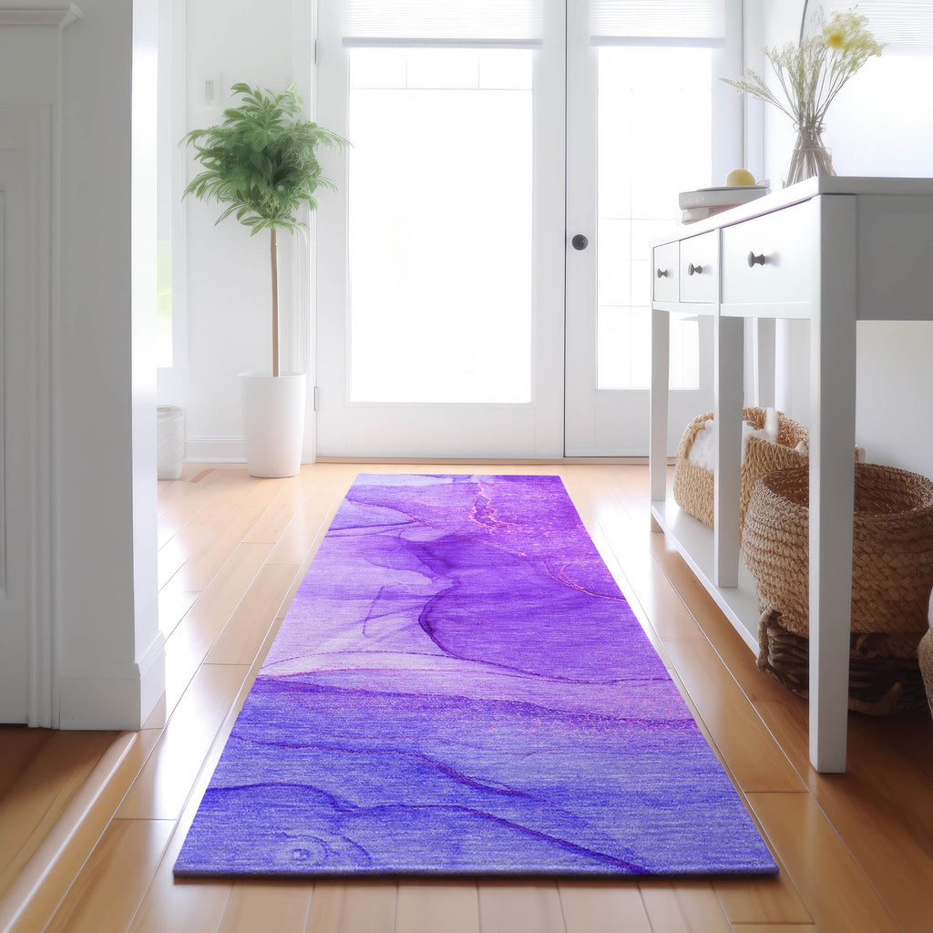 addison mayfield amf507 purple rug