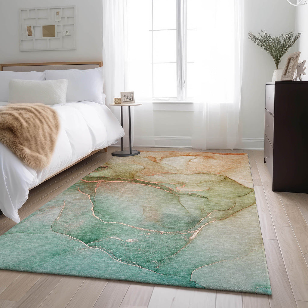 addison mayfield amf508 teal rug