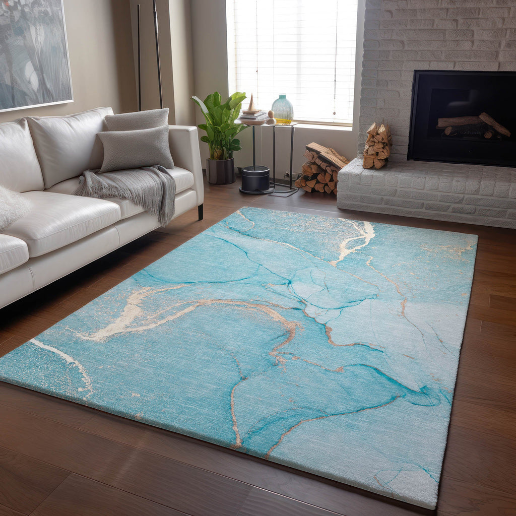 addison mayfield amf510 teal rug
