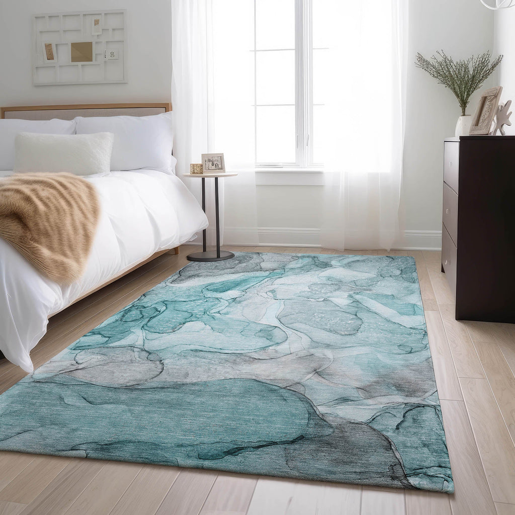 addison mayfield amf512 teal rug