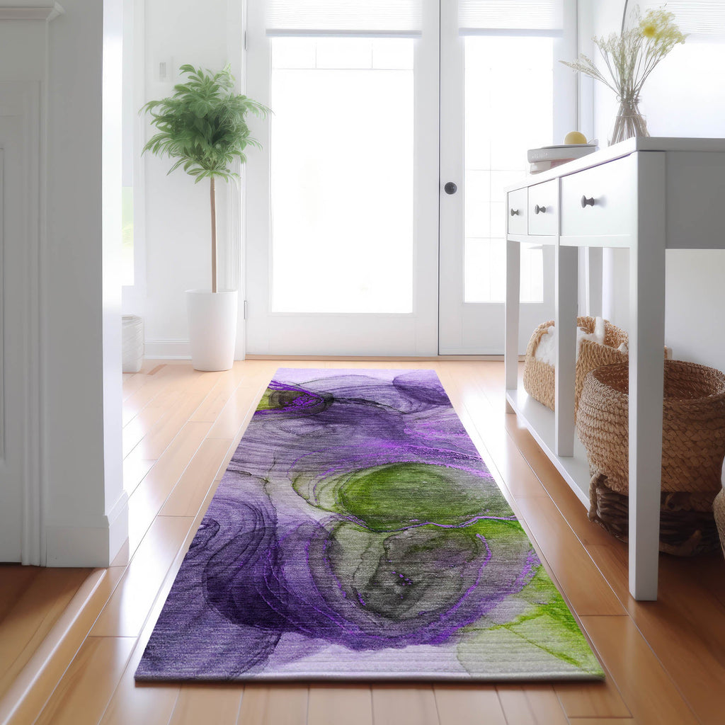 addison mayfield amf513 purple rug