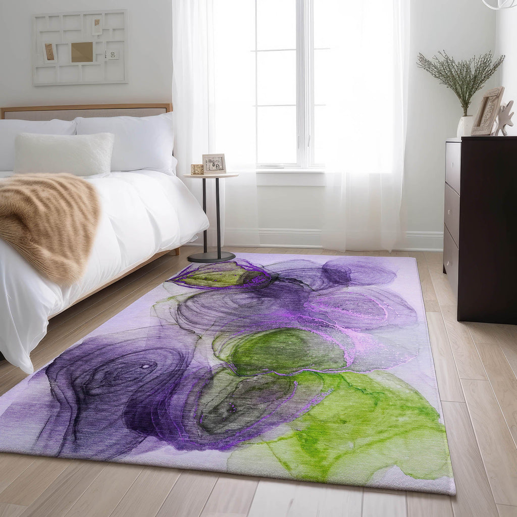addison mayfield amf513 purple rug