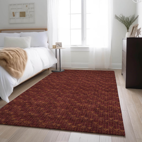 addison mayfield amf514 burgundy rug