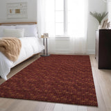 addison mayfield amf514 burgundy rug