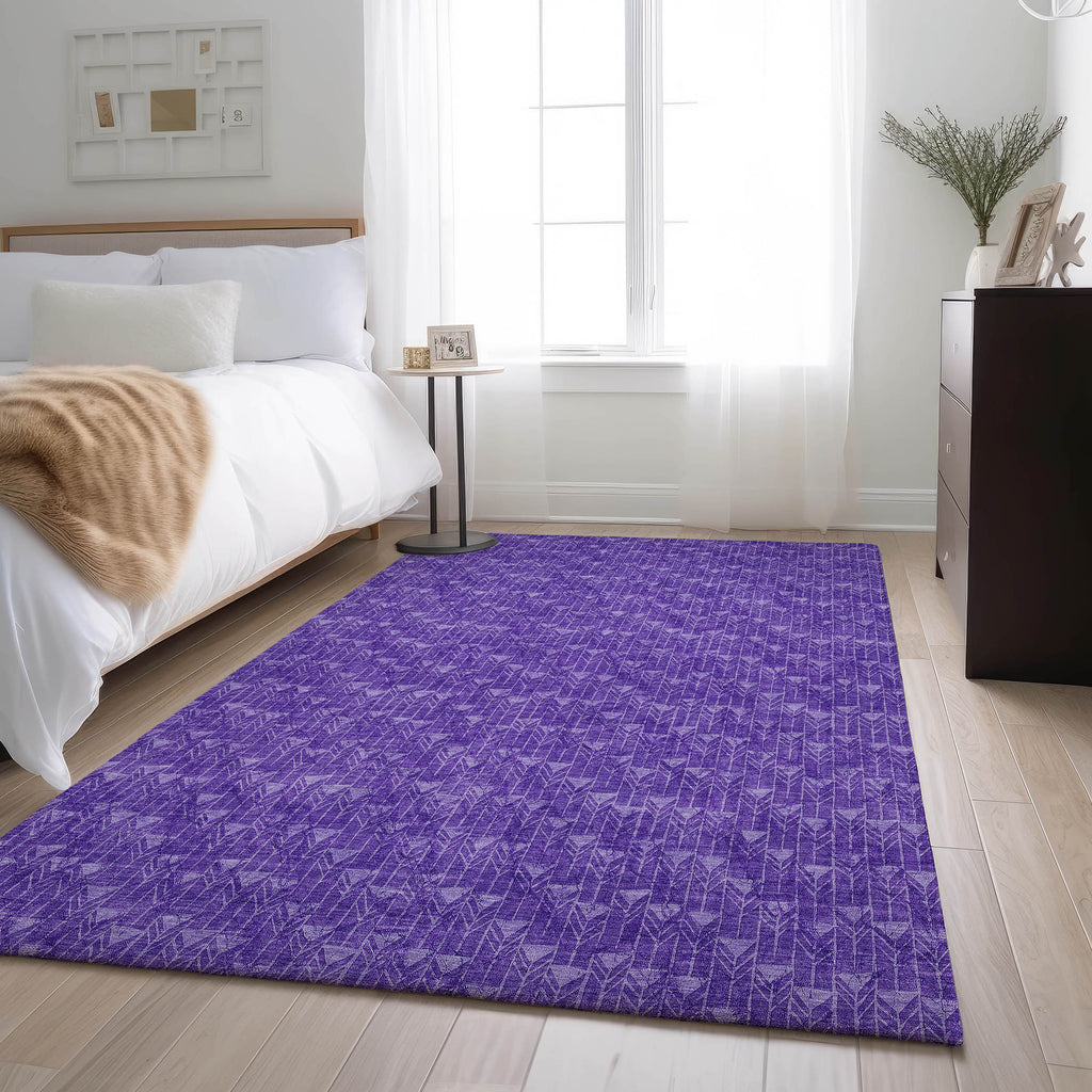 addison mayfield amf514 purple rug