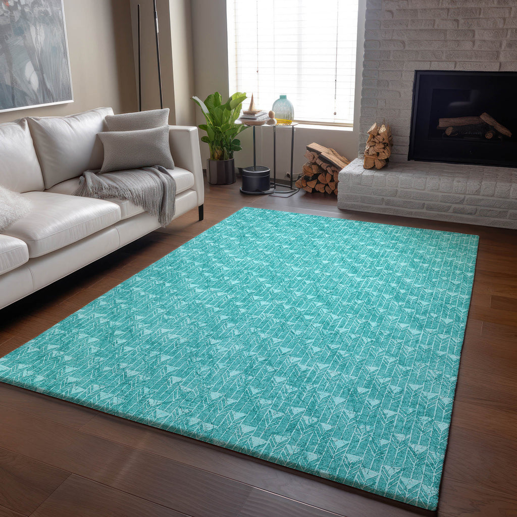 addison mayfield amf514 teal rug