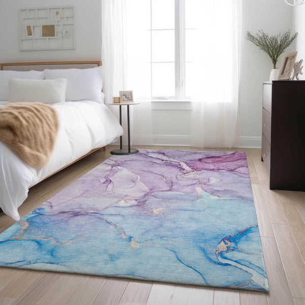 addison mayfield amf516 purple rug