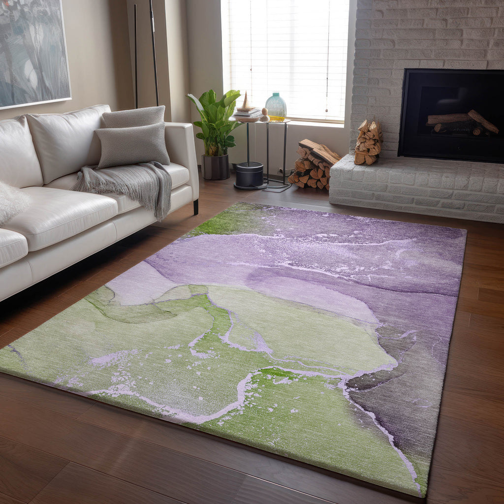 addison mayfield amf517 purple rug