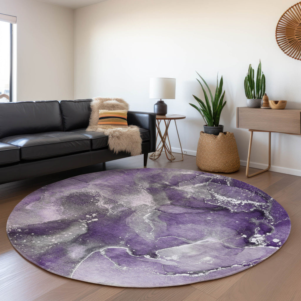 addison mayfield amf518 purple rug