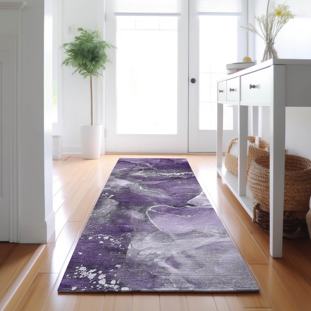 addison mayfield amf518 purple rug