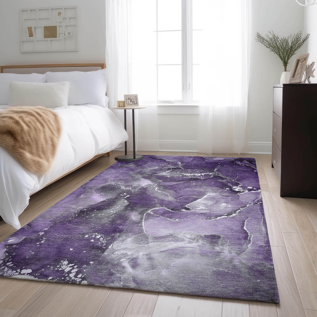 addison mayfield amf518 purple rug