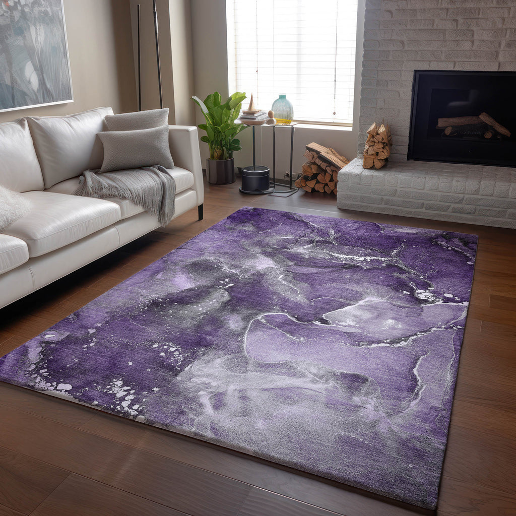 addison mayfield amf518 purple rug