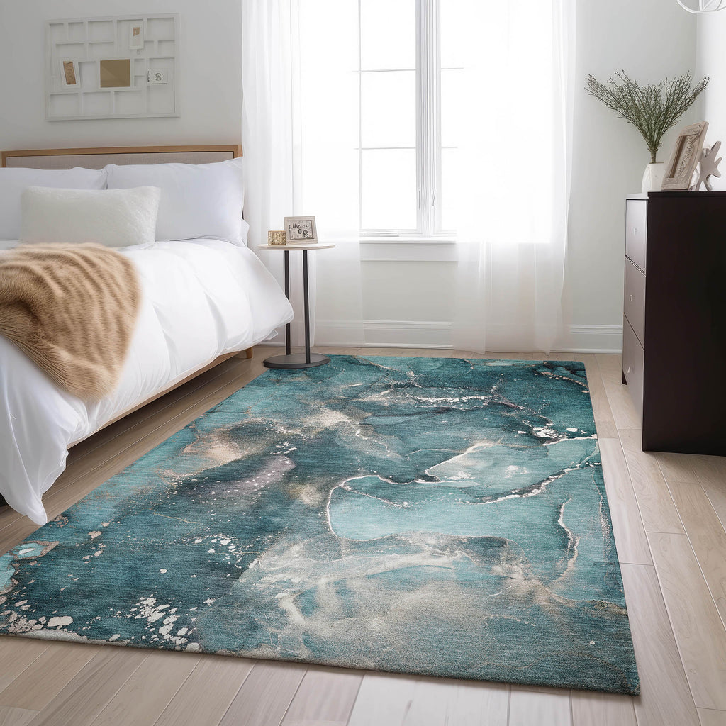 addison mayfield amf518 teal rug