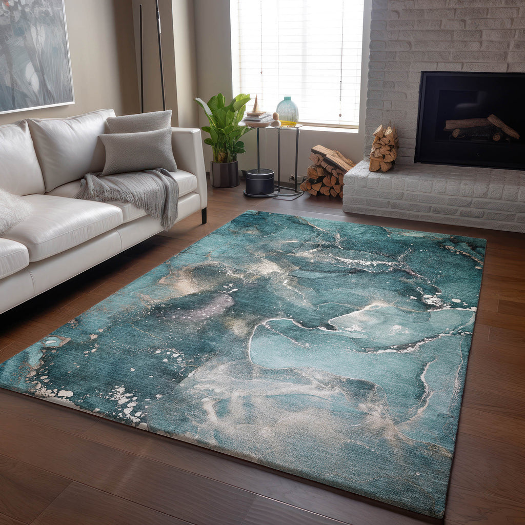 addison mayfield amf518 teal rug