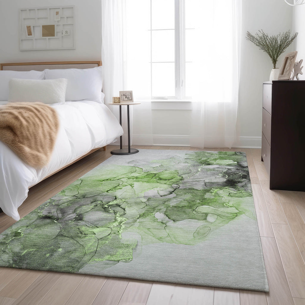 addison mayfield amf520 green rug