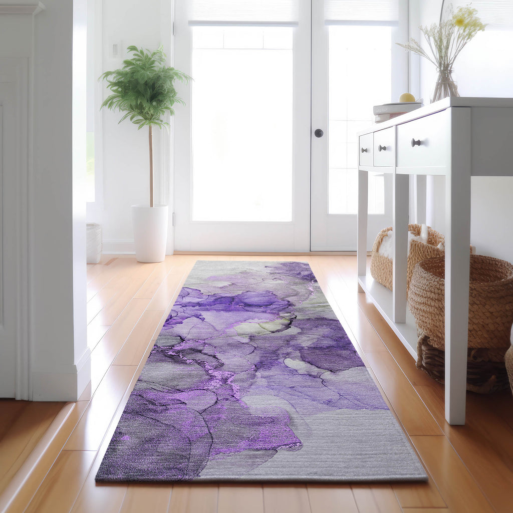 addison mayfield amf520 purple rug