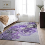 addison mayfield amf520 purple rug