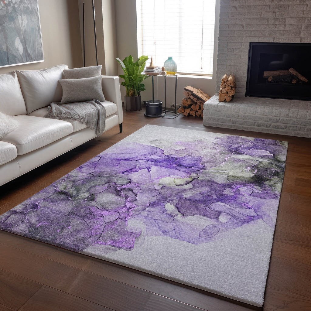 addison mayfield amf520 purple rug