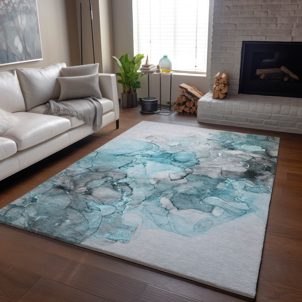 addison mayfield amf520 teal rug