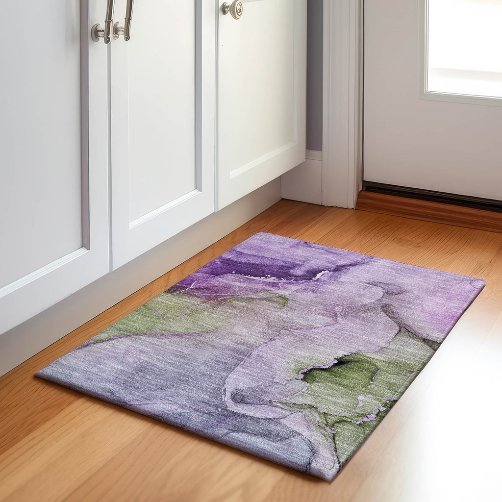 addison mayfield amf521 purple rug