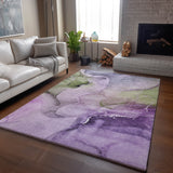 addison mayfield amf521 purple rug