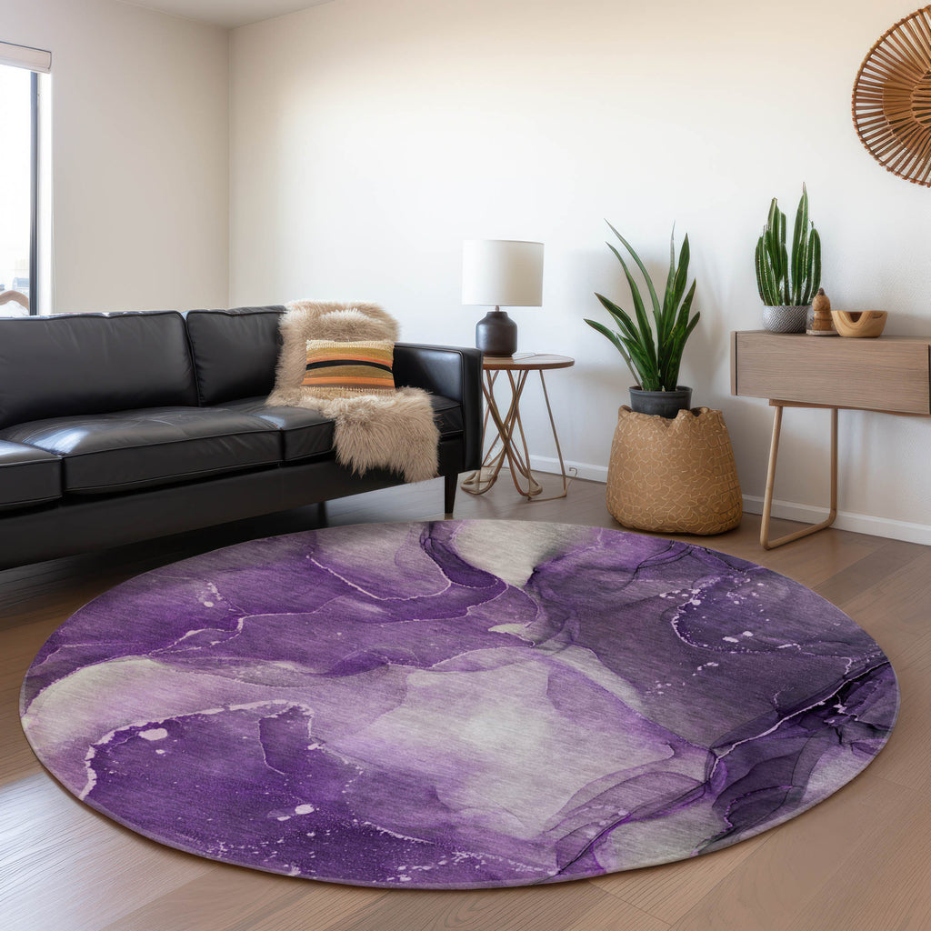addison mayfield amf522 purple rug