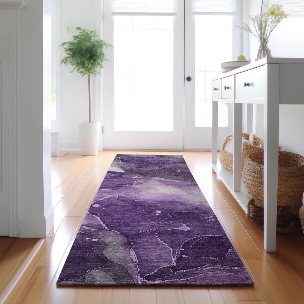 addison mayfield amf522 purple rug