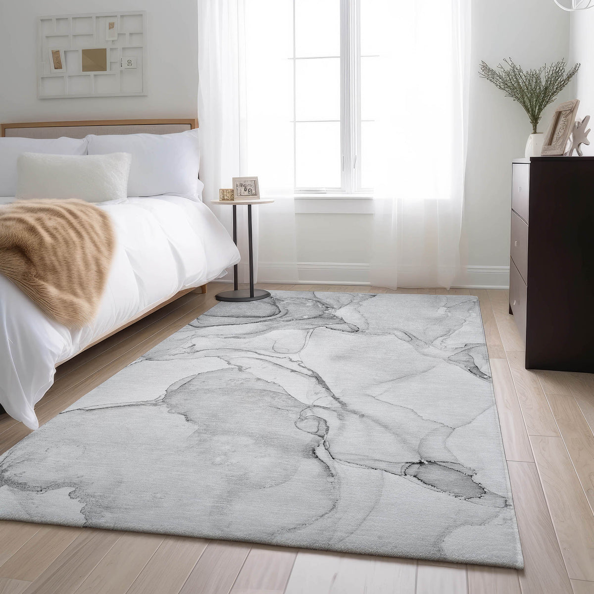 addison mayfield amf523 silver rug