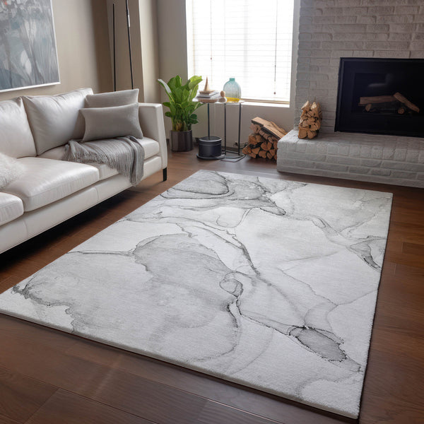 addison mayfield amf523 silver rug
