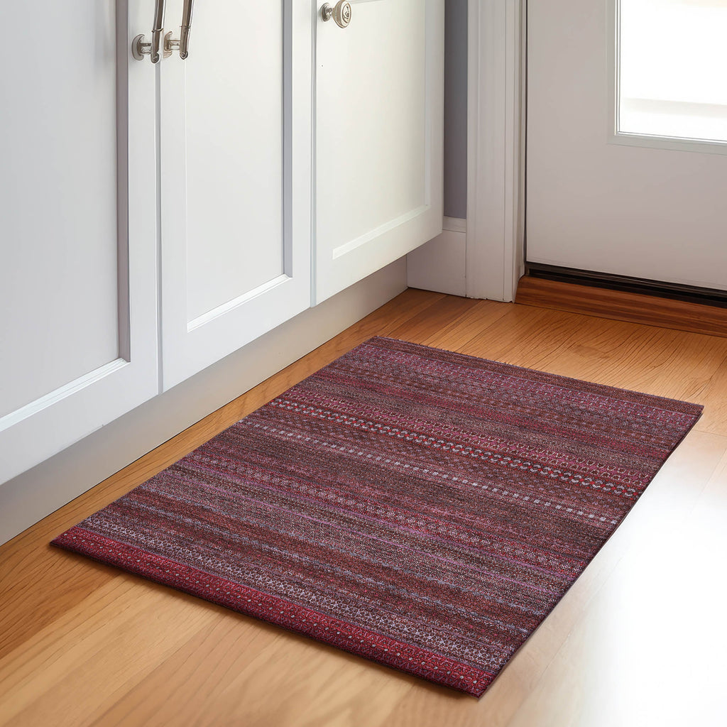 addison mayfield amf527 merlot rug