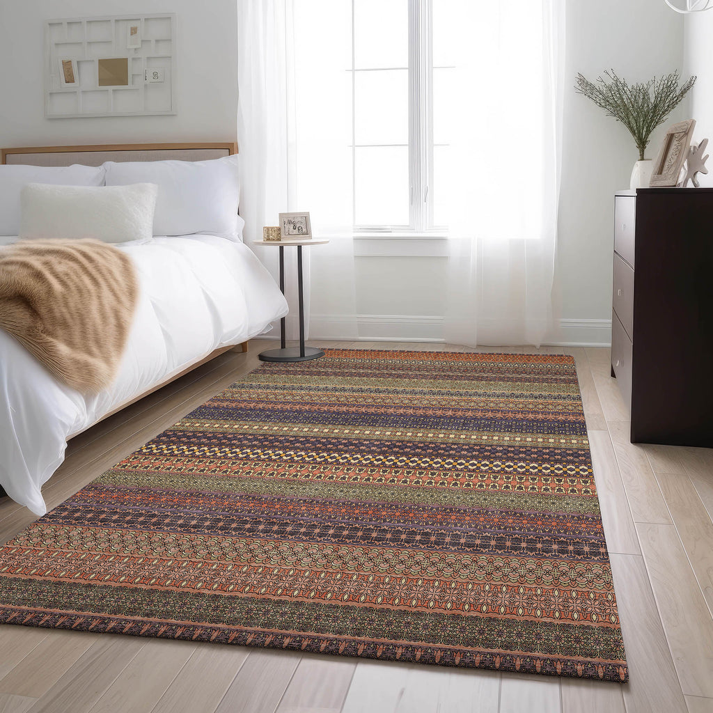 addison mayfield amf527 paprika rug
