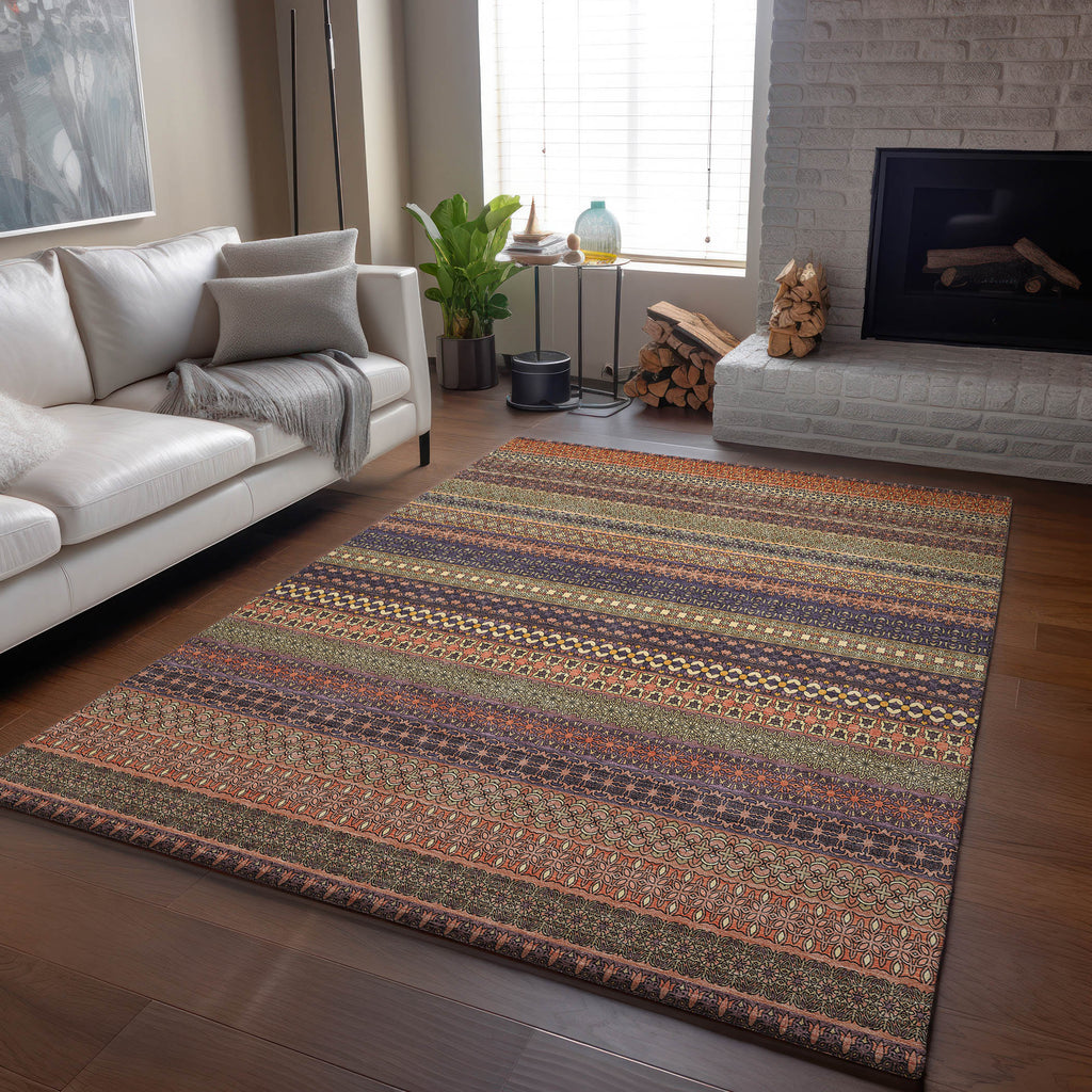 addison mayfield amf527 paprika rug