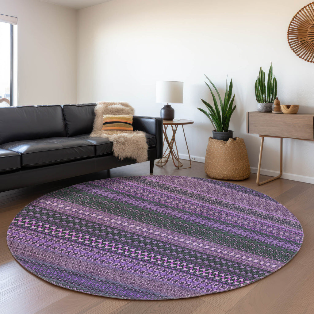 addison mayfield amf527 purple rug
