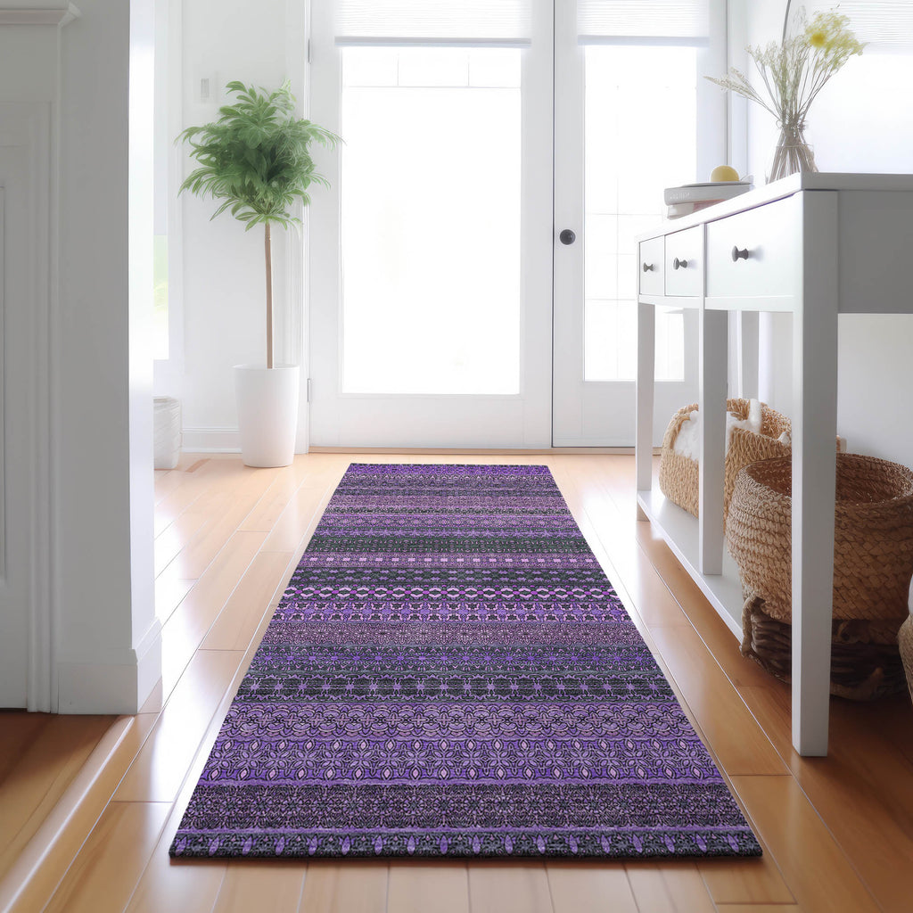 addison mayfield amf527 purple rug