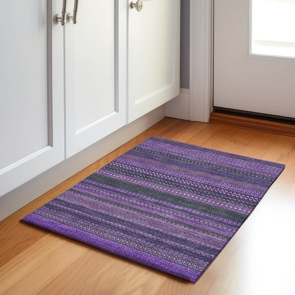 addison mayfield amf527 purple rug