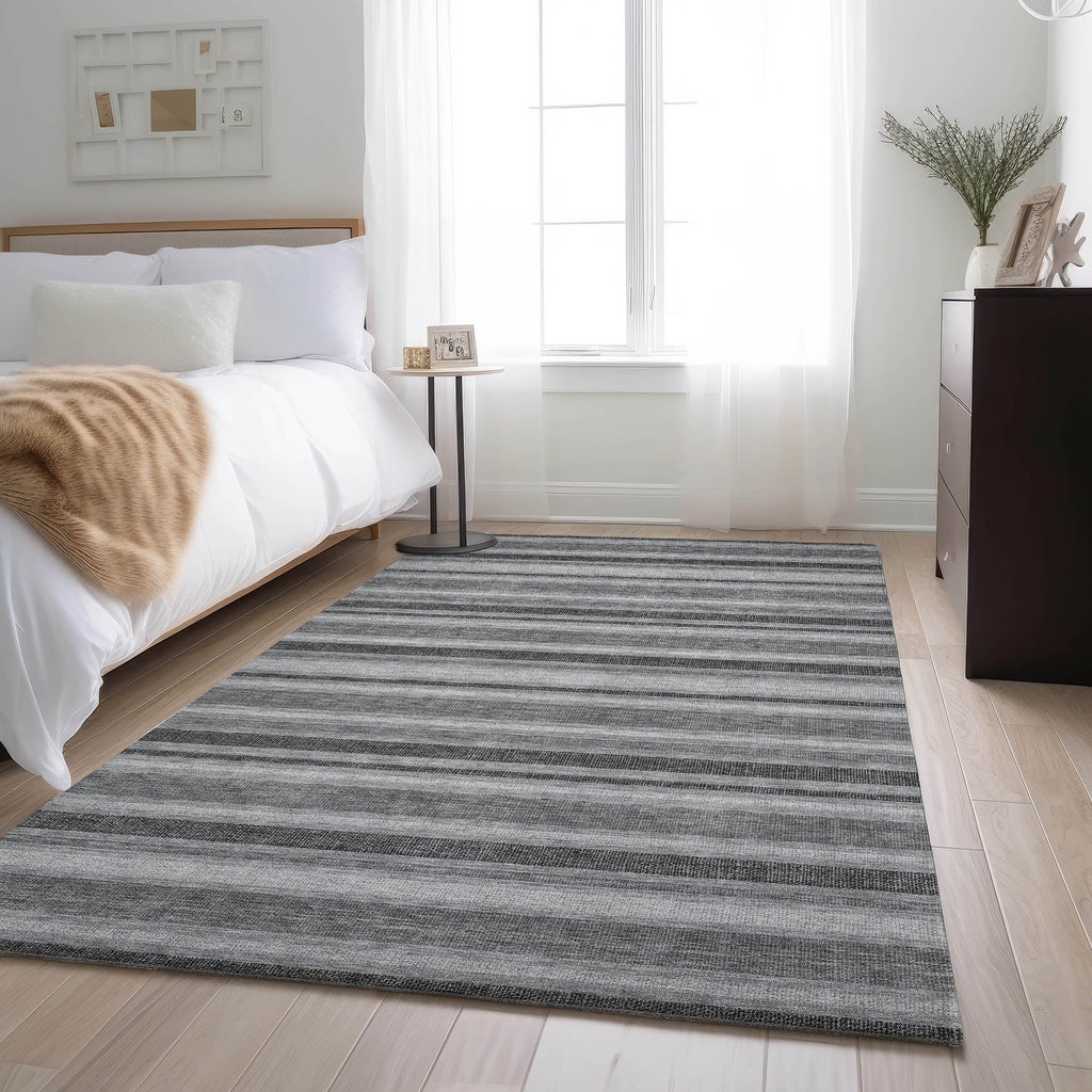 addison mayfield amf531 silver rug