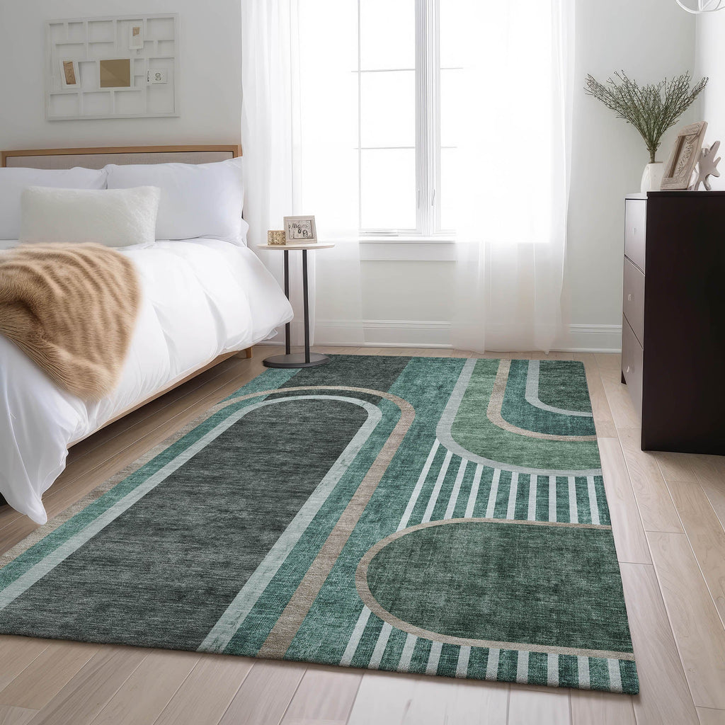 addison mayfield amf532 emerald rug