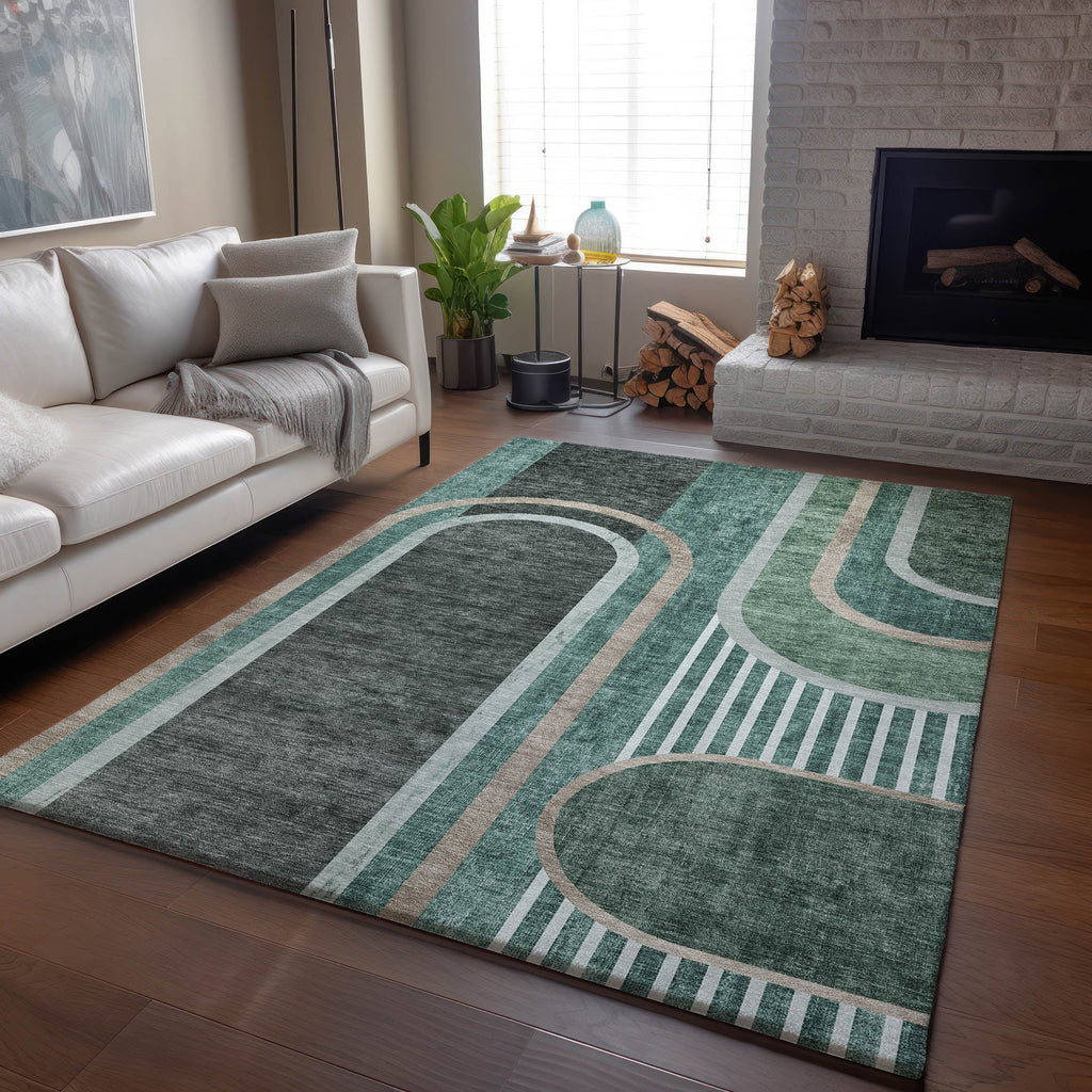 addison mayfield amf532 emerald rug