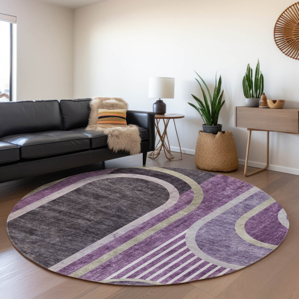 addison mayfield amf532 purple rug