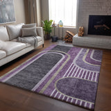 addison mayfield amf532 purple rug