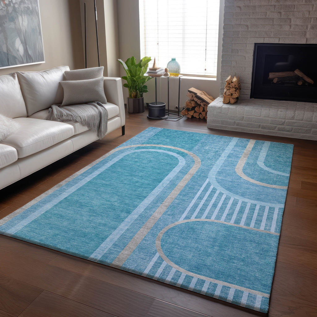 addison mayfield amf532 teal rug