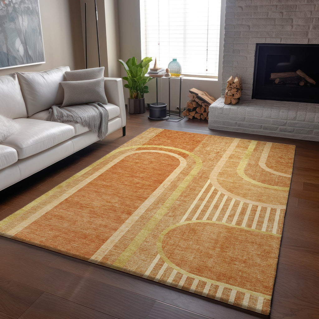 addison mayfield amf532 terracotta rug