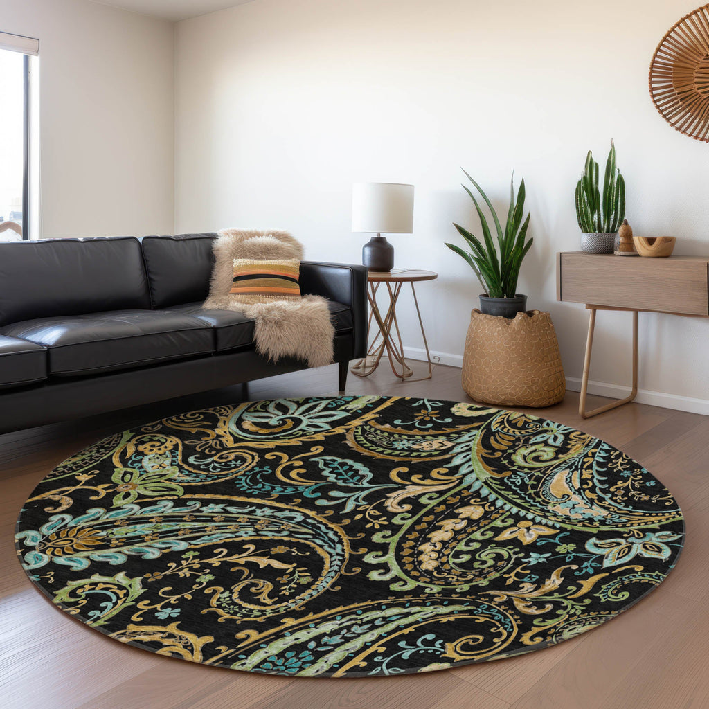 addison mayfield amf533 black rug