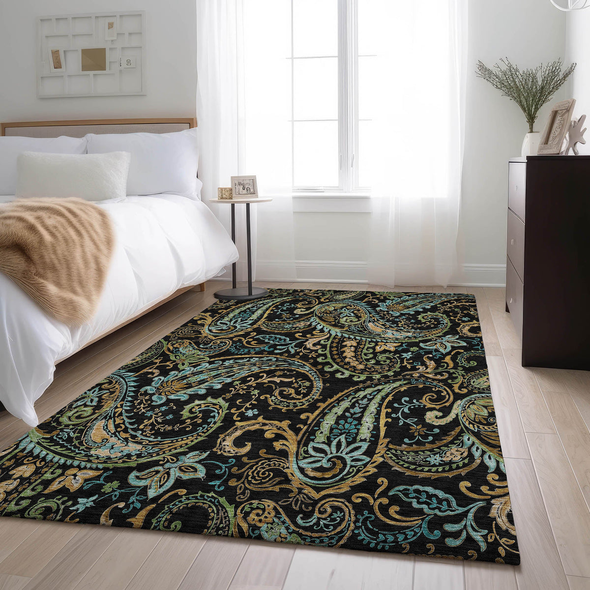 addison mayfield amf533 black rug