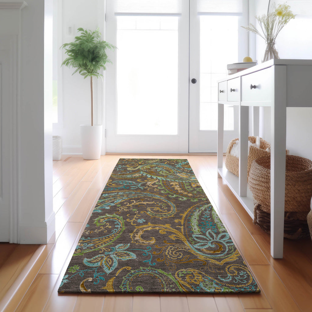 addison mayfield amf533 chocolate rug