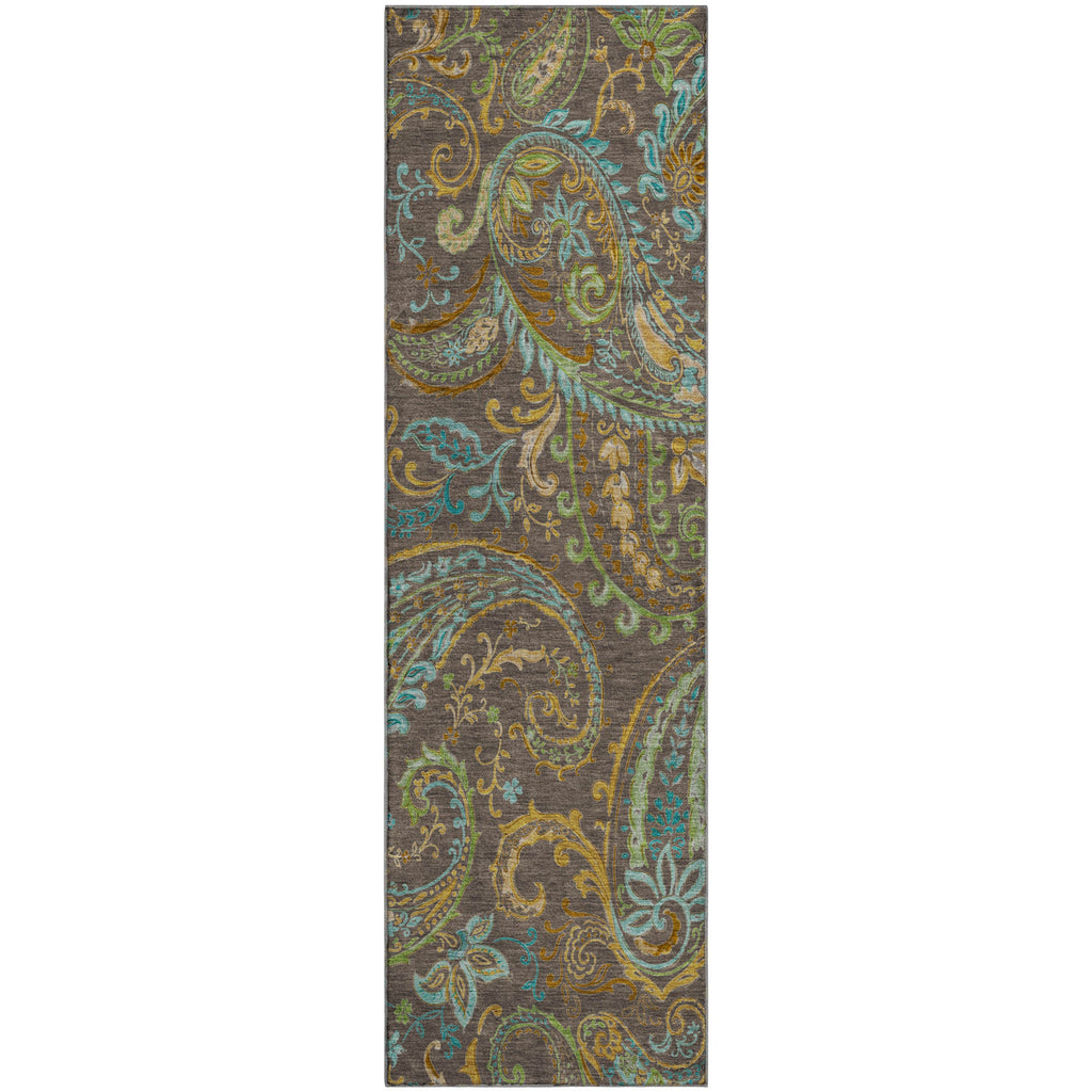 addison mayfield amf533 chocolate rug
