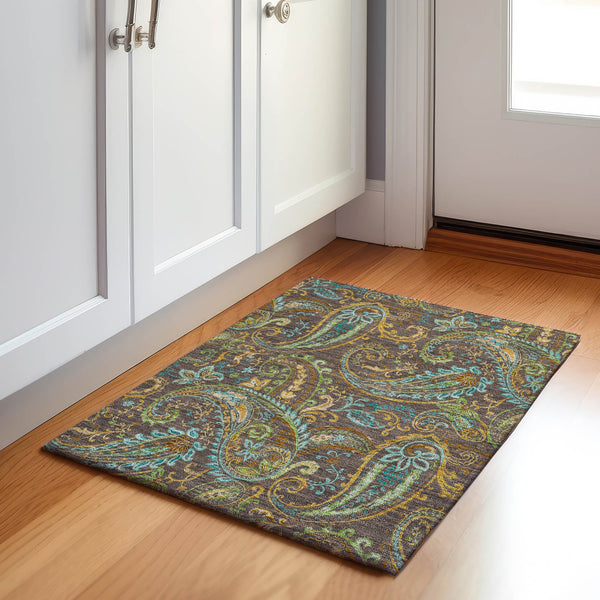 addison mayfield amf533 chocolate rug