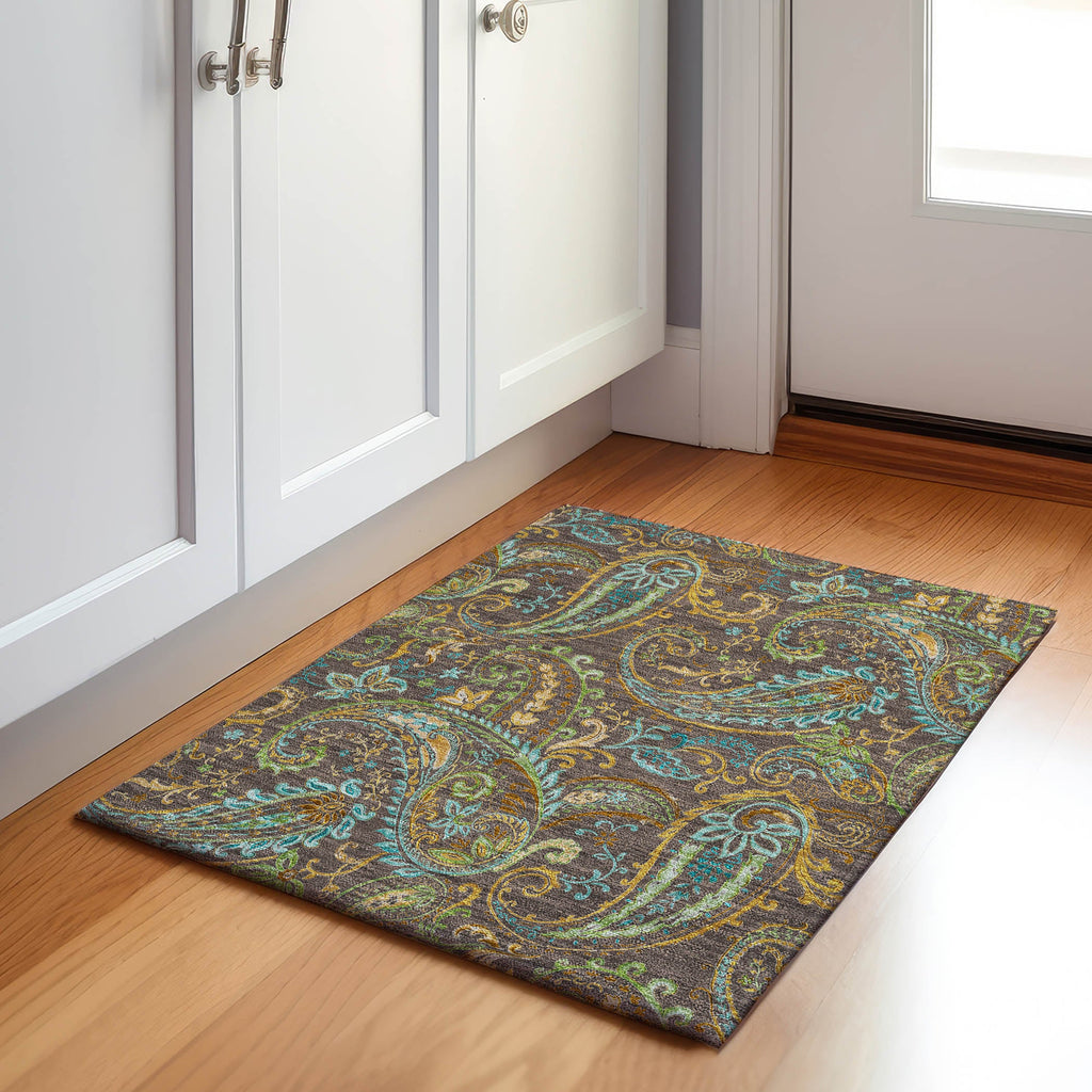 addison mayfield amf533 chocolate rug
