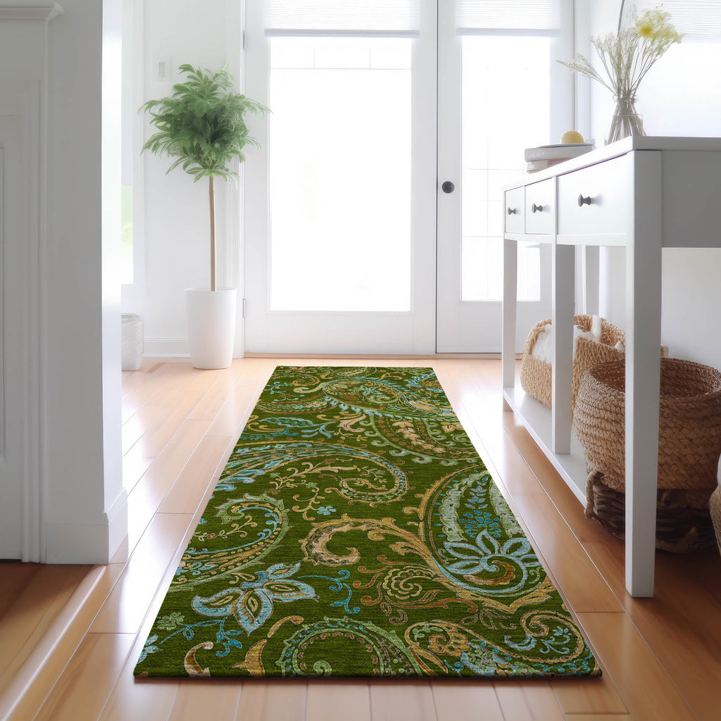 addison mayfield amf533 green rug