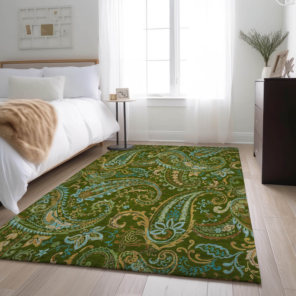 addison mayfield amf533 green rug